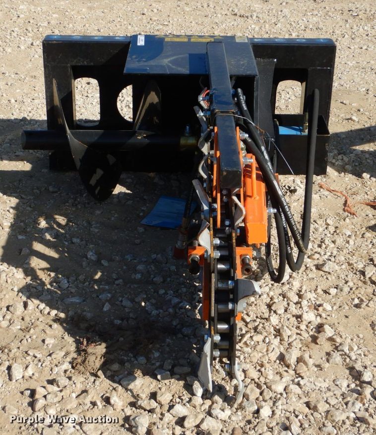 image for item KV9977 2022 Mower King EDCSSCT72  skid steer trencher