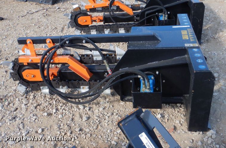 image for item KV9977 2022 Mower King EDCSSCT72  skid steer trencher