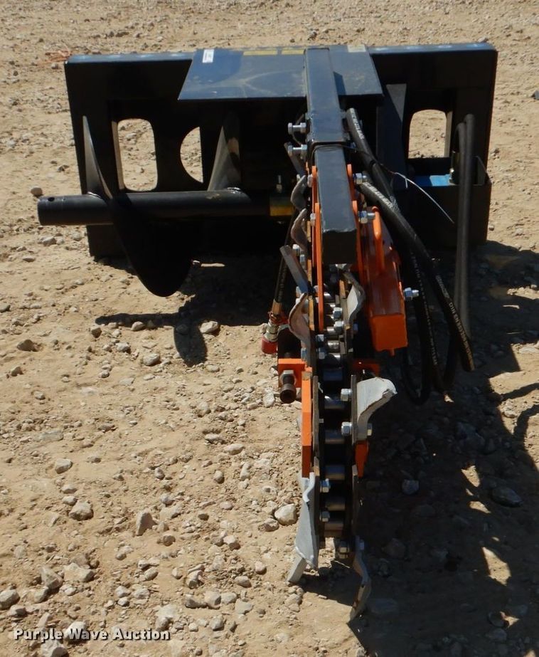 image for item KV9977 2022 Mower King EDCSSCT72  skid steer trencher