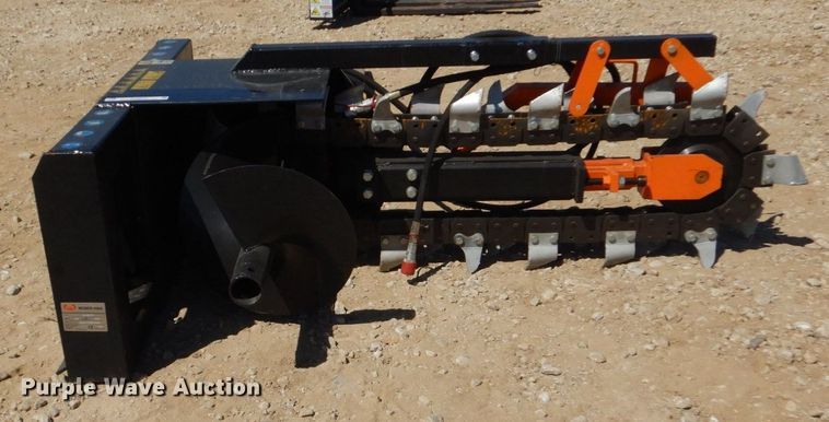 image for item KV9977 2022 Mower King EDCSSCT72  skid steer trencher