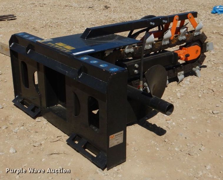 image for item KV9977 2022 Mower King EDCSSCT72  skid steer trencher