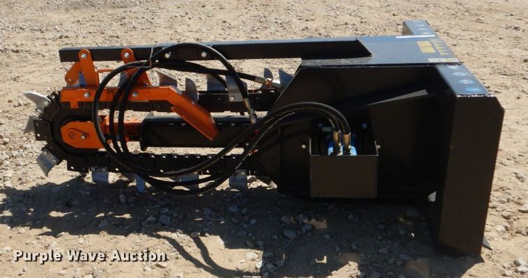 image for item KV9977 2022 Mower King EDCSSCT72  skid steer trencher