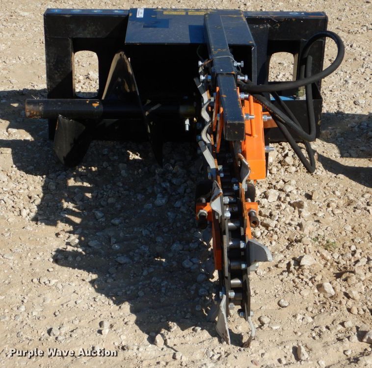 2022 Mower King ECSSCT72 skid steer trencher in Mexia, TX Item KV9978