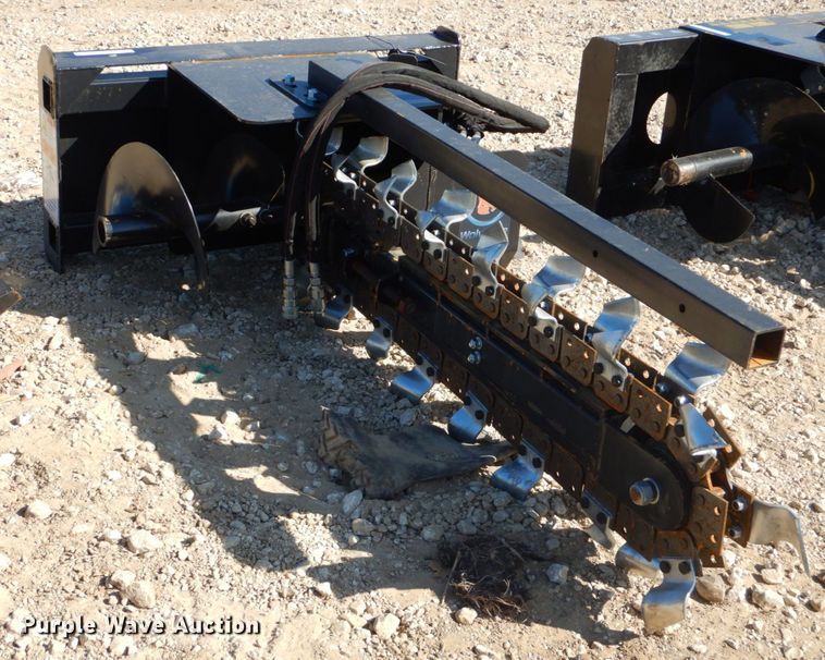 image for item KV9979 Wolverine  skid steer trencher