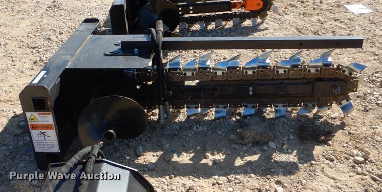 image for item KV9979 Wolverine  skid steer trencher
