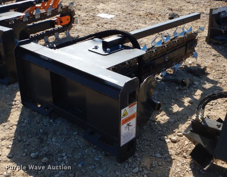 image for item KV9979 Wolverine  skid steer trencher