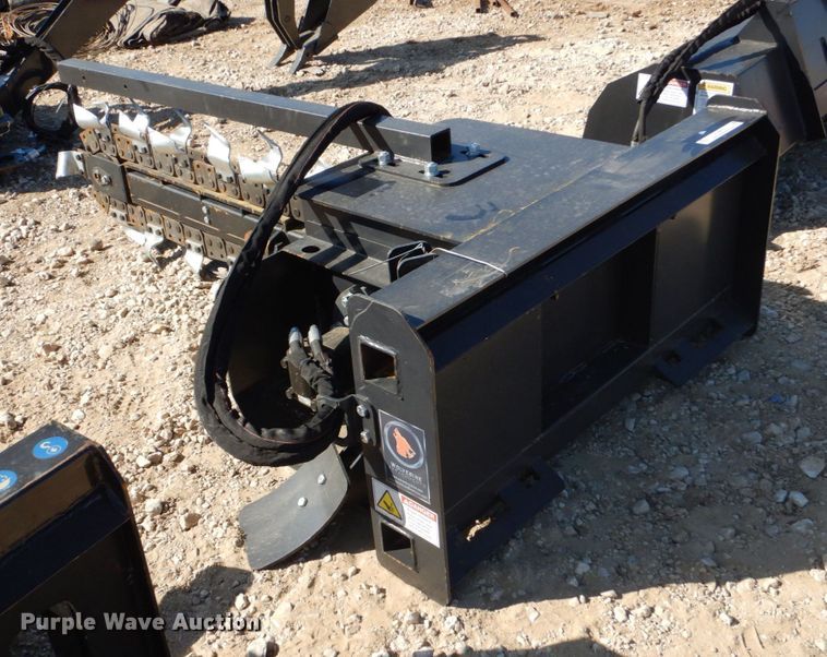 image for item KV9979 Wolverine  skid steer trencher