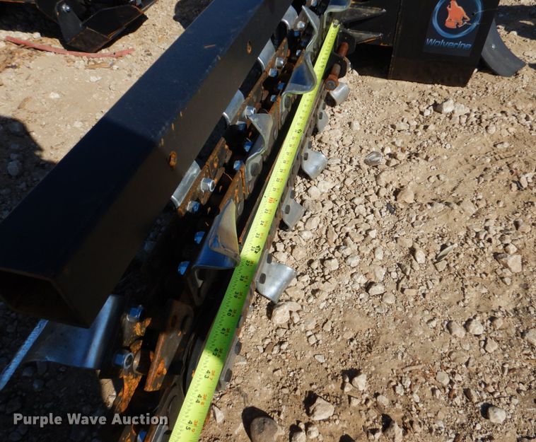 image for item KV9979 Wolverine  skid steer trencher