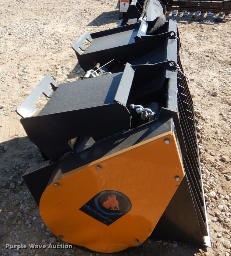 image for item KV9981 2022 Wolverine  skid steer concrete mixer