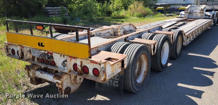 image for item L1264 2000 Load King HDD503/554MB  lowboy equipment trailer