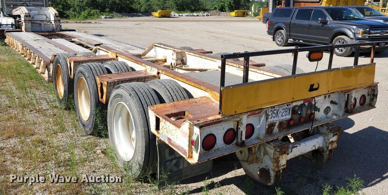 image for item L1264 2000 Load King HDD503/554MB  lowboy equipment trailer