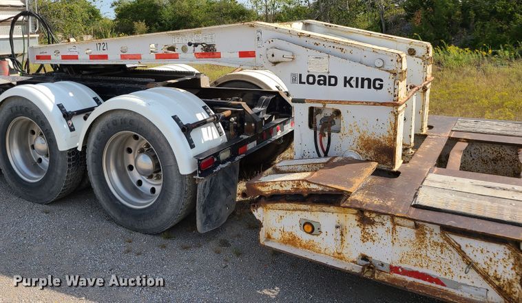 image for item L1264 2000 Load King HDD503/554MB  lowboy equipment trailer