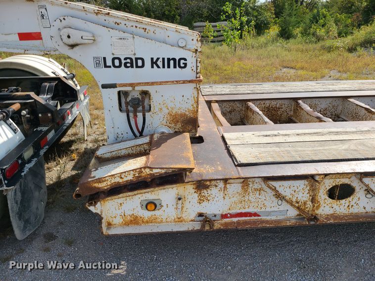 image for item L1264 2000 Load King HDD503/554MB  lowboy equipment trailer