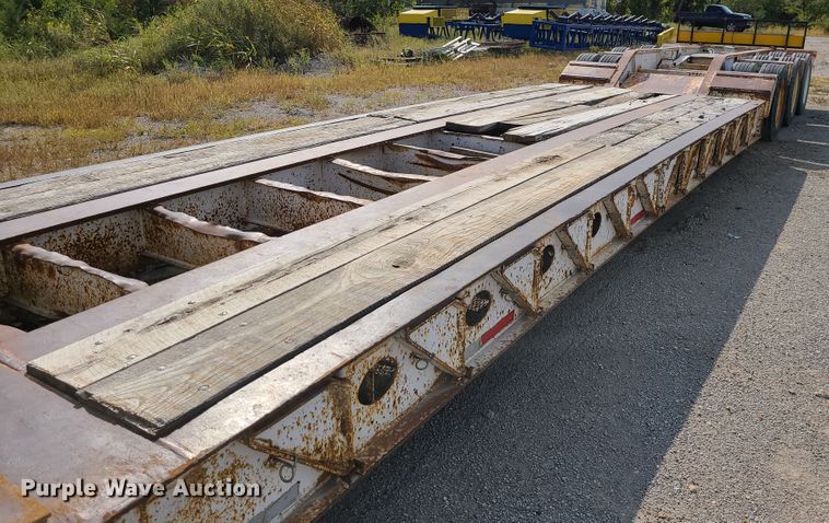 image for item L1264 2000 Load King HDD503/554MB  lowboy equipment trailer