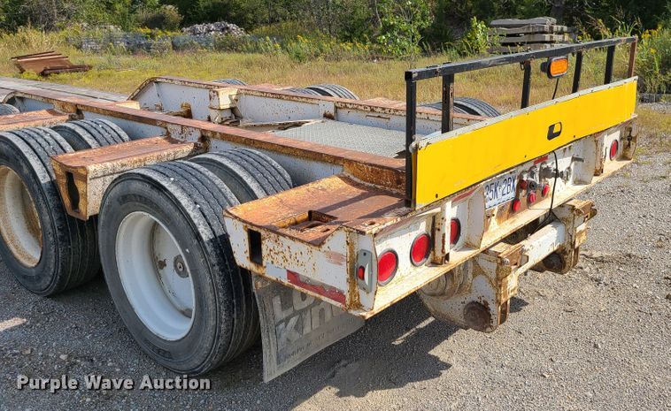 image for item L1264 2000 Load King HDD503/554MB  lowboy equipment trailer
