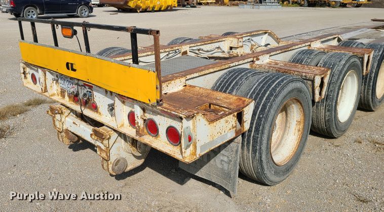 image for item L1264 2000 Load King HDD503/554MB  lowboy equipment trailer