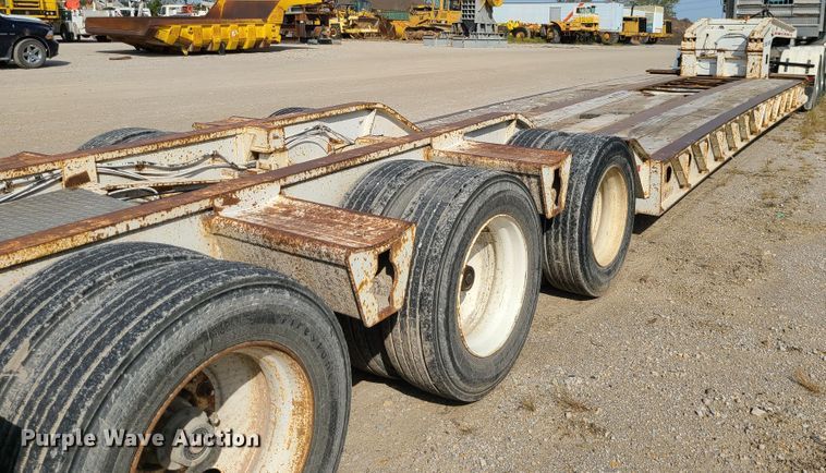 image for item L1264 2000 Load King HDD503/554MB  lowboy equipment trailer