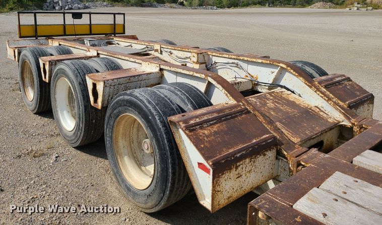 image for item L1264 2000 Load King HDD503/554MB  lowboy equipment trailer
