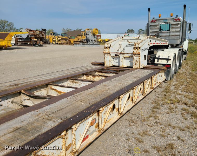 image for item L1264 2000 Load King HDD503/554MB  lowboy equipment trailer