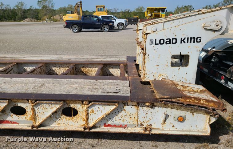 image for item L1264 2000 Load King HDD503/554MB  lowboy equipment trailer