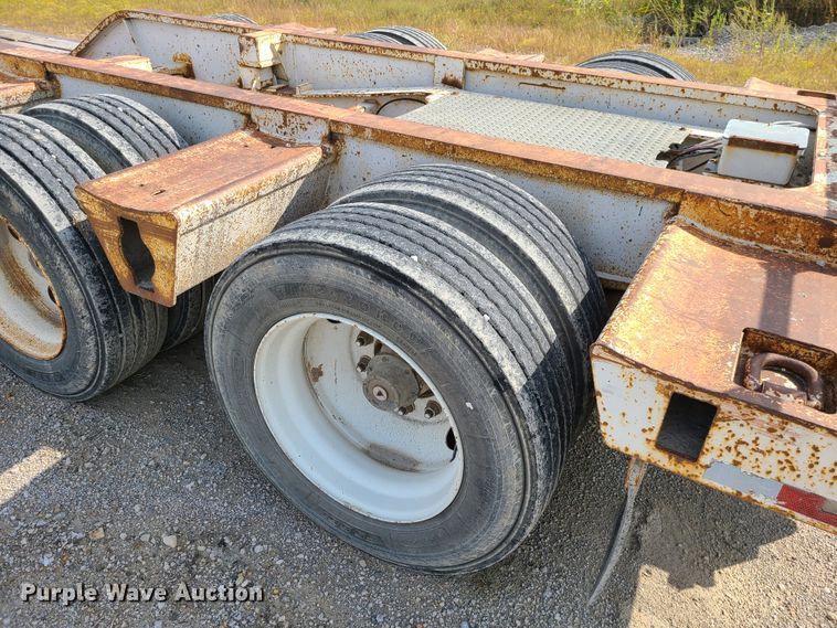 image for item L1264 2000 Load King HDD503/554MB  lowboy equipment trailer