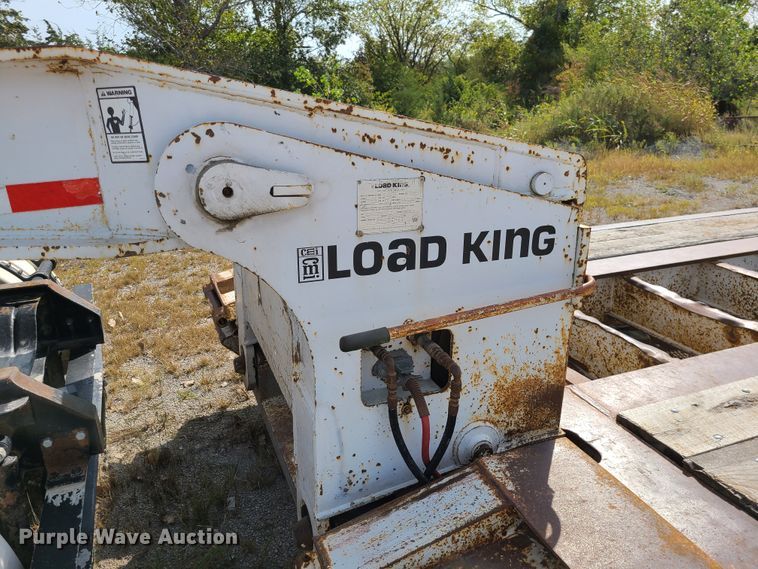 image for item L1264 2000 Load King HDD503/554MB  lowboy equipment trailer