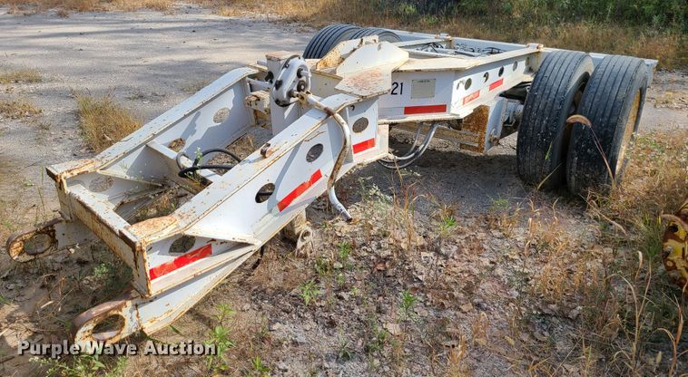 image for item L1264 2000 Load King HDD503/554MB  lowboy equipment trailer