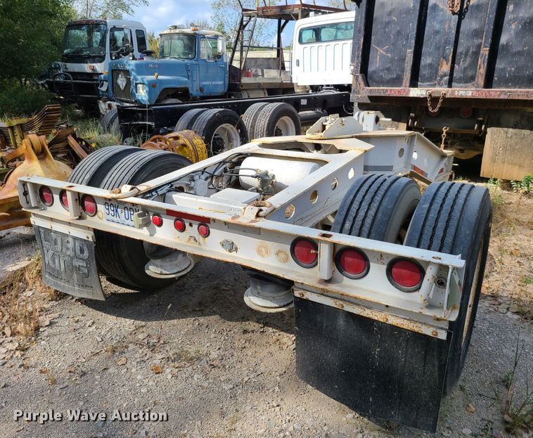 image for item L1264 2000 Load King HDD503/554MB  lowboy equipment trailer