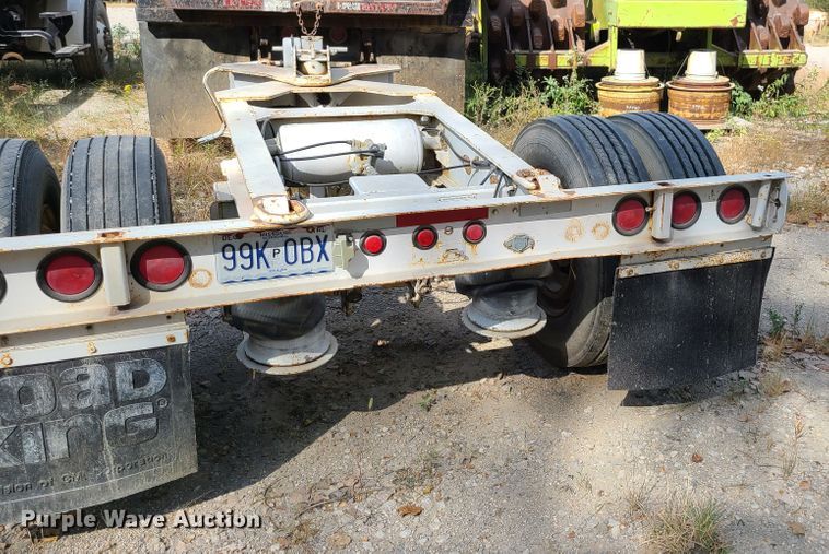 image for item L1264 2000 Load King HDD503/554MB  lowboy equipment trailer