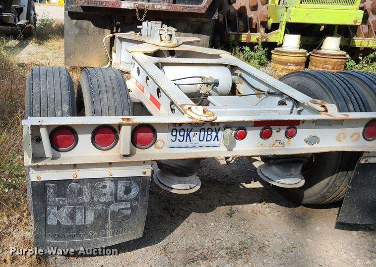 image for item L1264 2000 Load King HDD503/554MB  lowboy equipment trailer