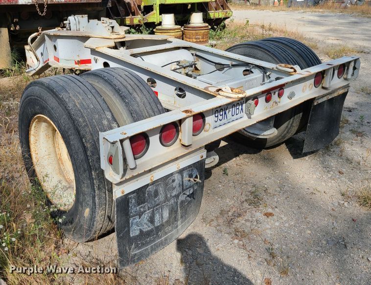 image for item L1264 2000 Load King HDD503/554MB  lowboy equipment trailer