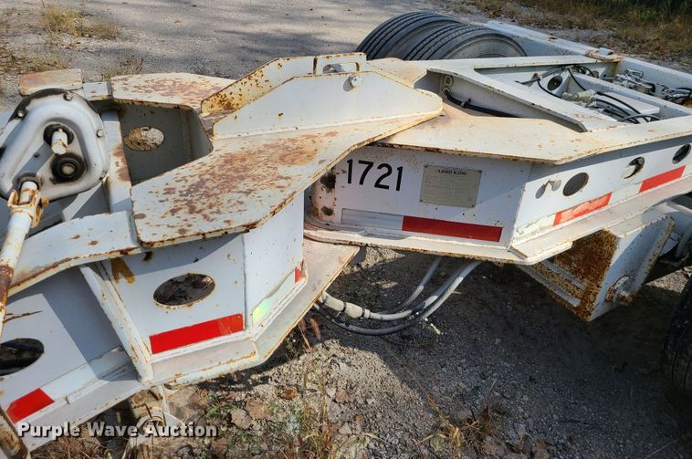 image for item L1264 2000 Load King HDD503/554MB  lowboy equipment trailer