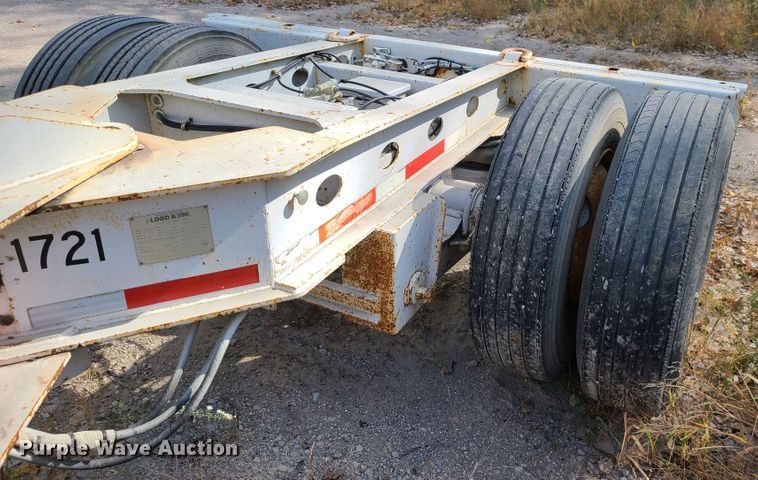image for item L1264 2000 Load King HDD503/554MB  lowboy equipment trailer