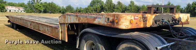 image for item LM9546 1998 Landoll Hauloll  tilt deck equipment trailer