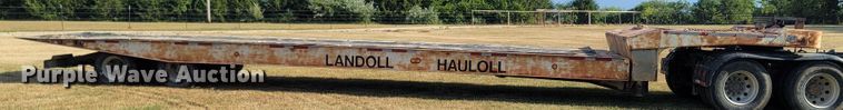 image for item LM9546 1998 Landoll Hauloll  tilt deck equipment trailer