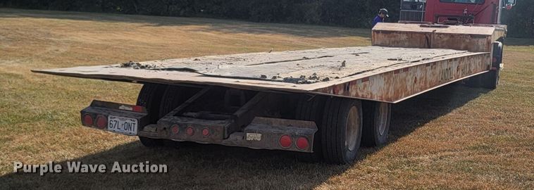 image for item LM9546 1998 Landoll Hauloll  tilt deck equipment trailer