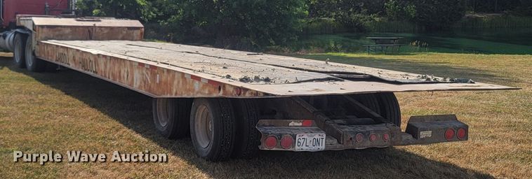 image for item LM9546 1998 Landoll Hauloll  tilt deck equipment trailer