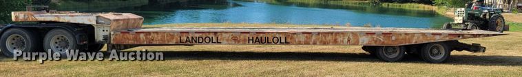 image for item LM9546 1998 Landoll Hauloll  tilt deck equipment trailer