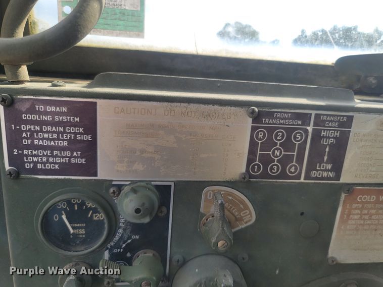 image for item LM9547 1969 Am General M813A1  truck cab and chassis