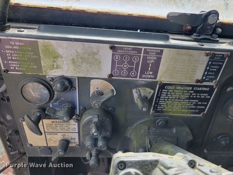 image for item LM9548 1980 Am General M816  dump truck