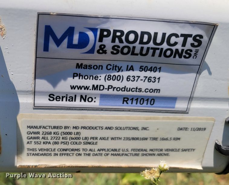 image for item LM9563 2020 MD Products & Solutions RR-135  reel trailer