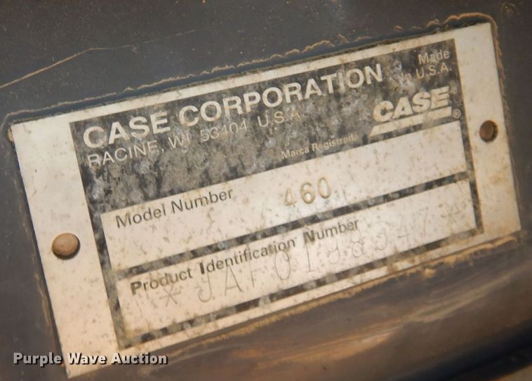 image for item MF9692 Case 460  trencher