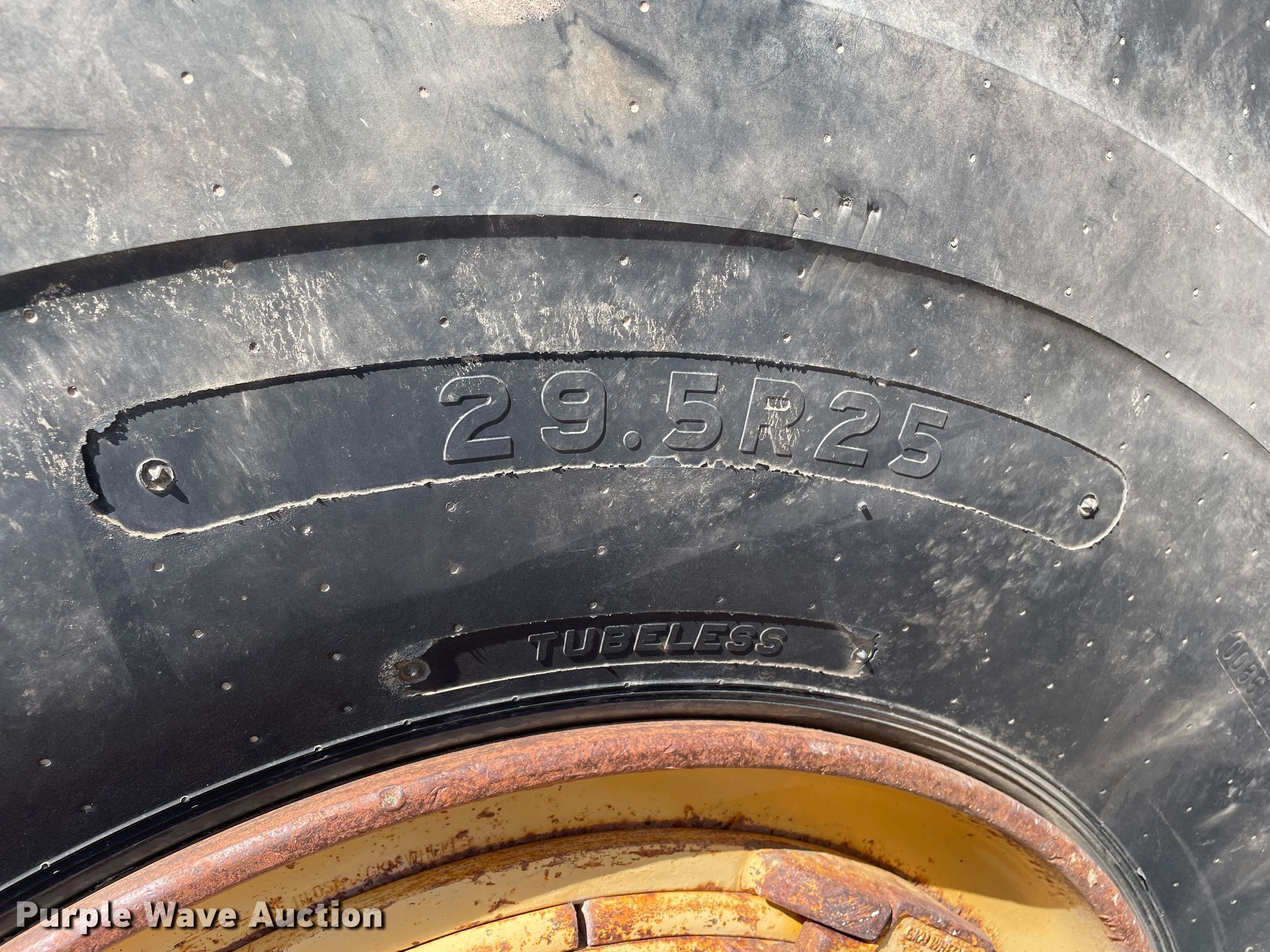 (2) 29.5R25 tires and wheels in Muleshoe, TX Item DN5062 sold
