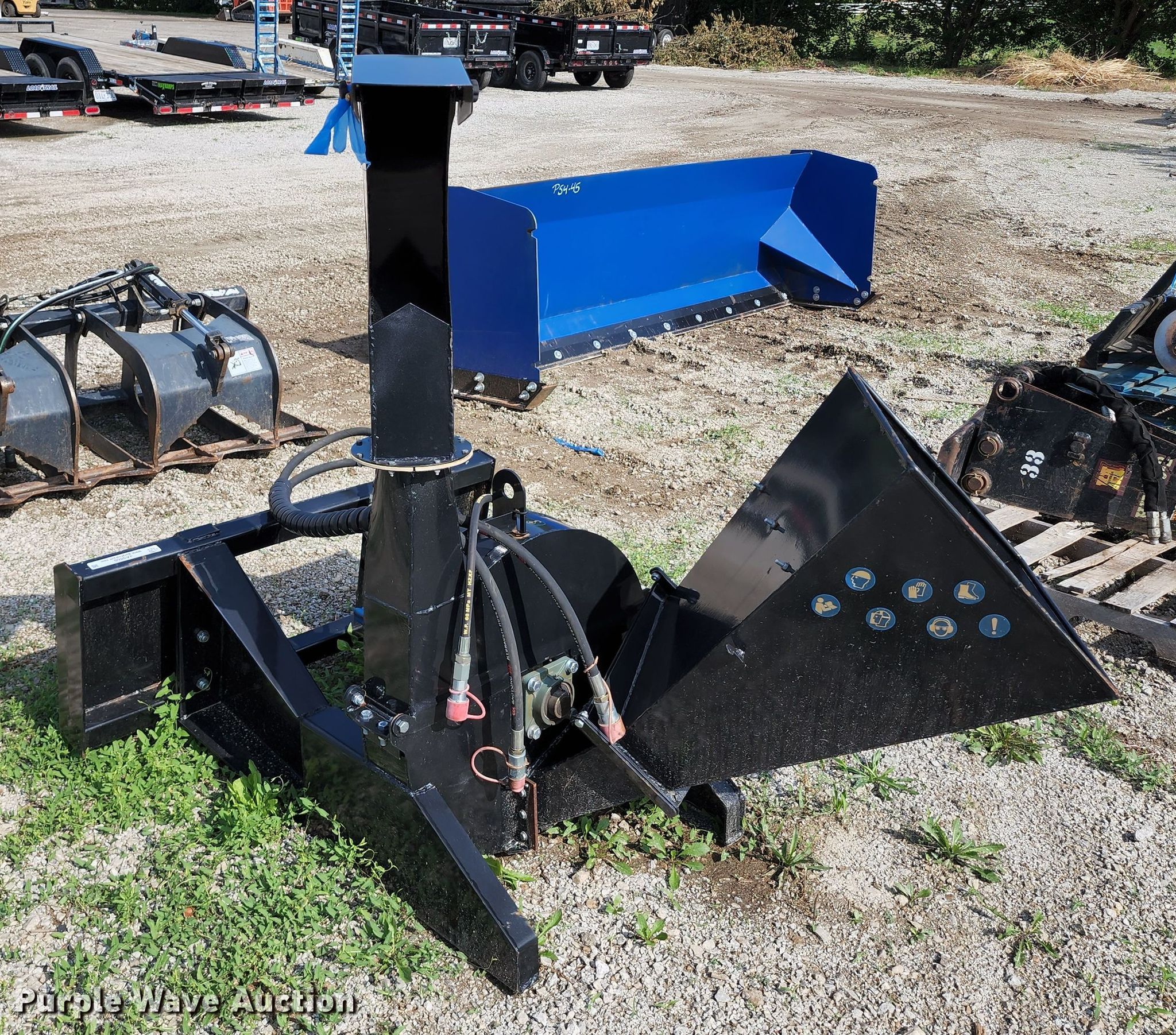 Mower King BX42S skid steer wood chipper in Lexington, MO Item JA9860