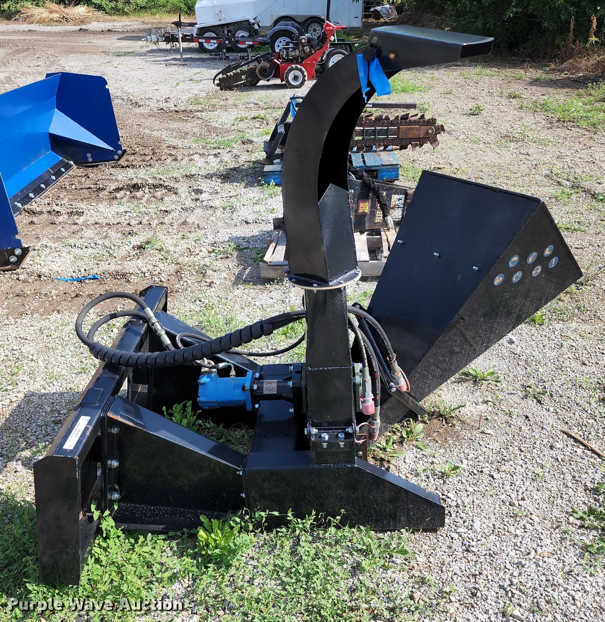 Mower King BX42S skid steer wood chipper in Lexington, MO Item JA9860