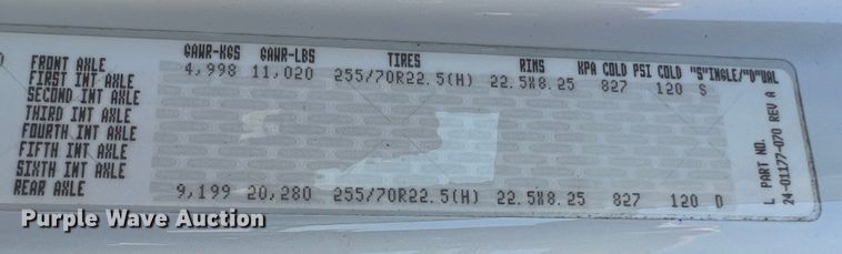 image for item DH8156 2011 Freightliner Business Class M2  rollback truck