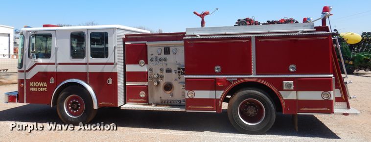 image for item DK4449 1990 Grumman  pumper fire truck