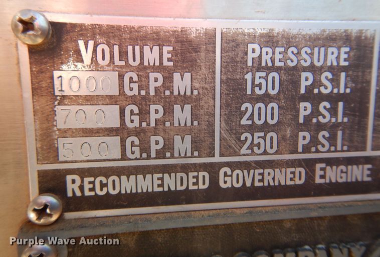 image for item DK4449 1990 Grumman  pumper fire truck