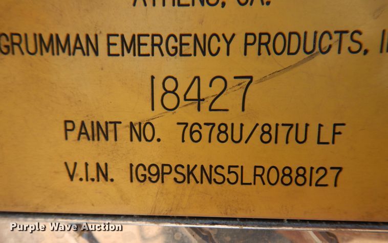 image for item DK4449 1990 Grumman  pumper fire truck