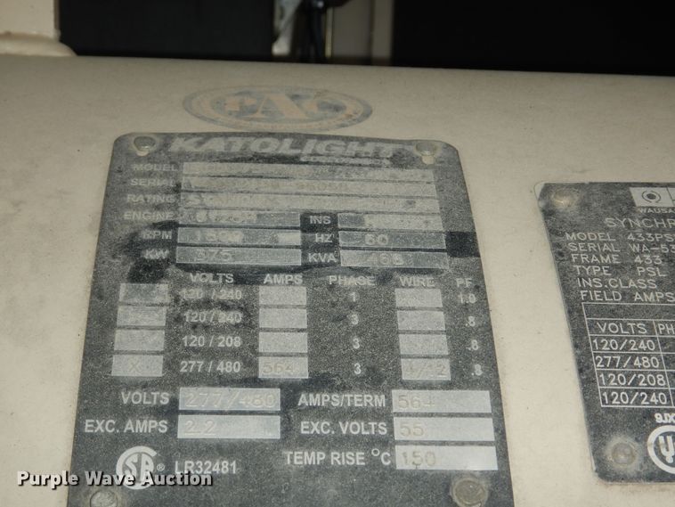 image for item DN1622 2004 Katolight SP Series  generator